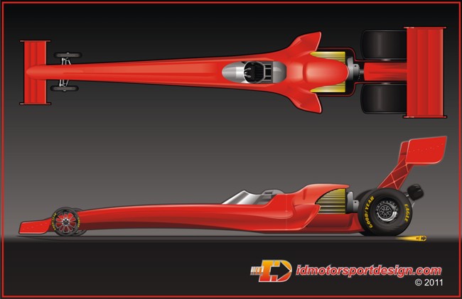 Electric top fuel dragster